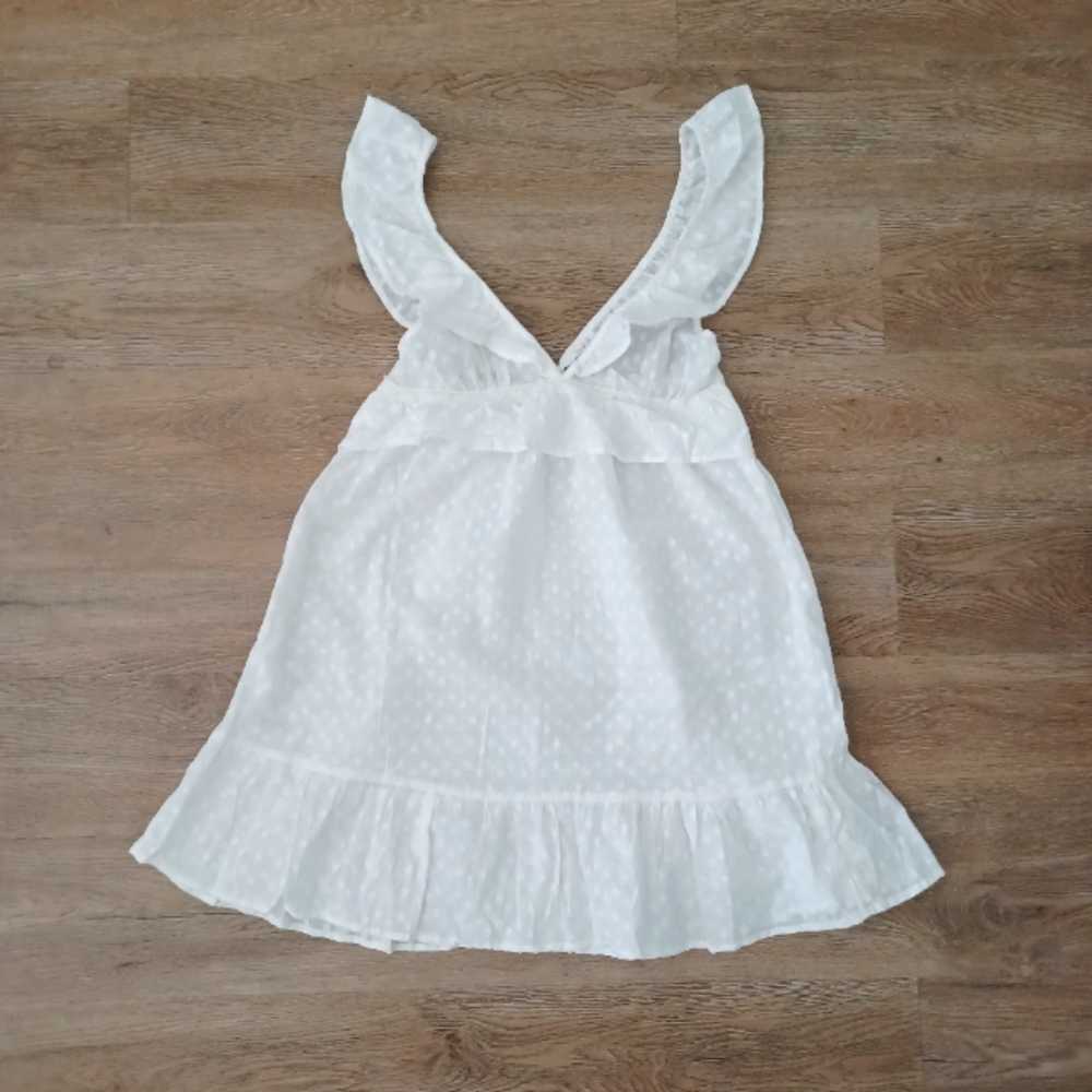 ASOS DESIGN white mini dress